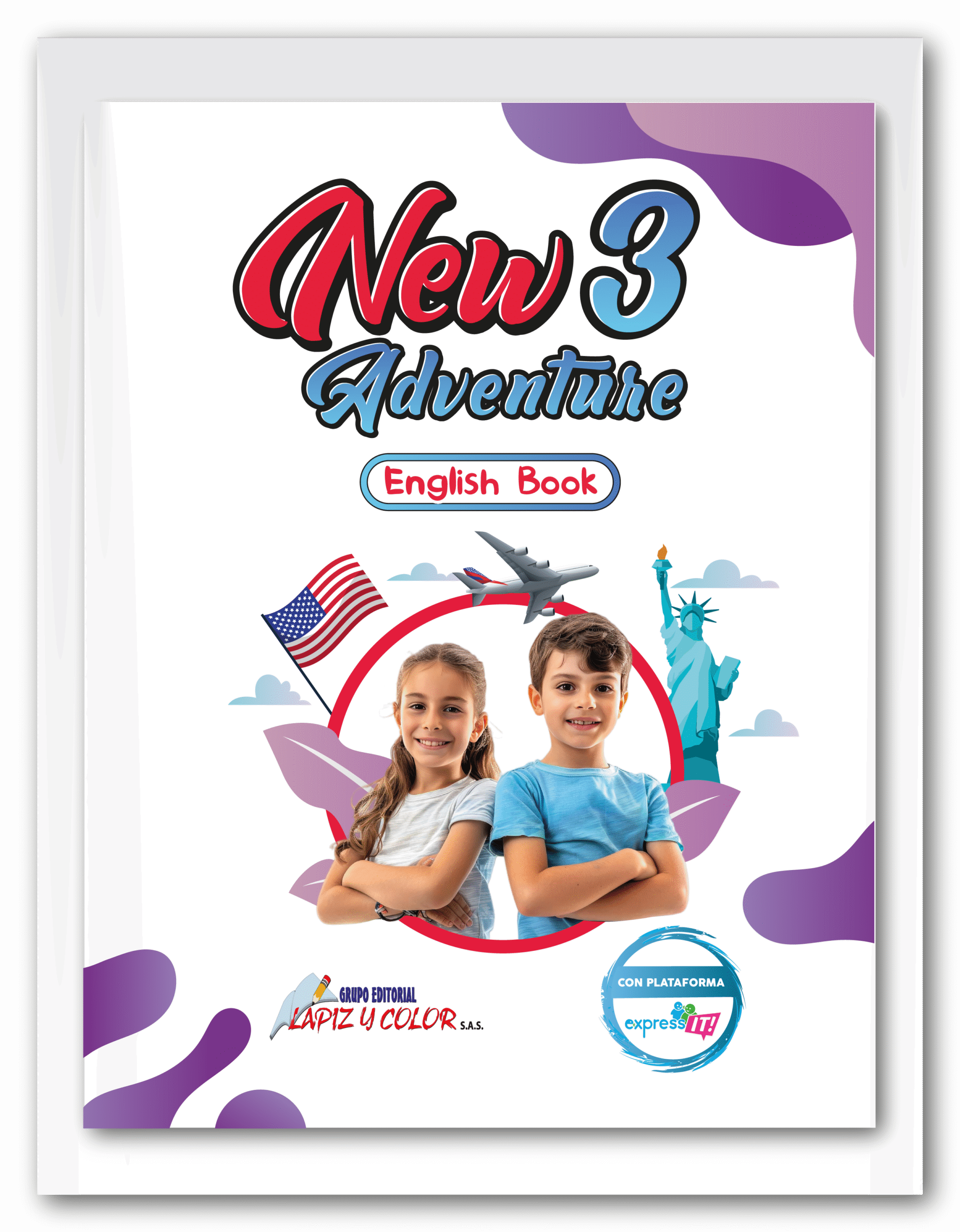 plantilla caratula New Adventure 3 Caratula New Adventure English Book 3