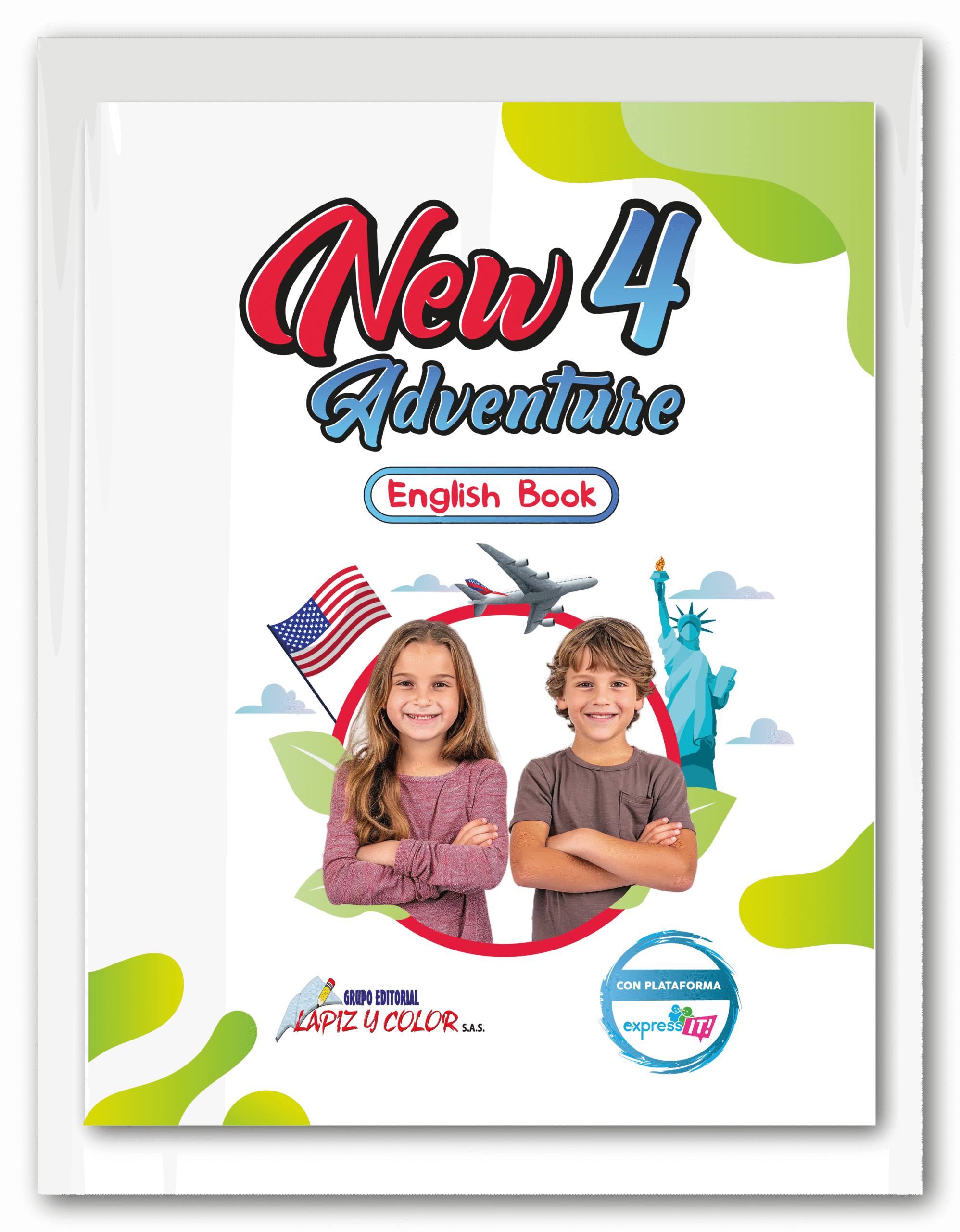 plantilla caratula New Adventure 4 Caratula New Adventure English Book 4